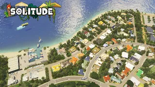 Building the PERFECT Beach Front Neighborhood in Cities Skylines! | Solitude