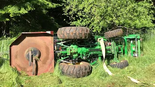 Tractor FAIL! Roll Over Recovery