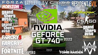 GeForce GT 740 in 2022 - Test in 22 Games