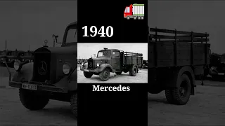 Mercede Truck Evolution | Old vs New | #shorts #mercedes #truck #trucklovers