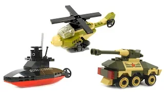 Enlighten brick Combat zones military equipment | Military playsets for LEGO FANS