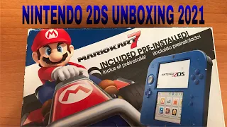 Nintendo 2ds & Mario kart 7 bundle Unboxing in 2021