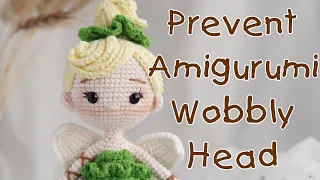 Fix wobbly head for your Amigurumi doll | Green Frog Crochet