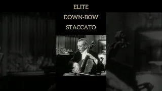 Down-bow Staccato | Piatigorsky, Gregor.