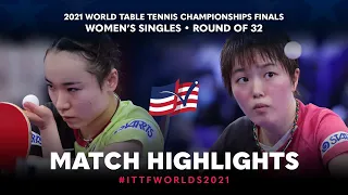 Mima Ito vs Saki Shibata | 2021 World Table Tennis Championships Finals | WS | R32