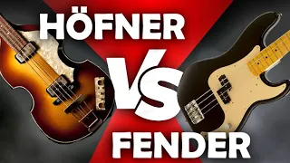 Beatles - Hofner vs. Fender