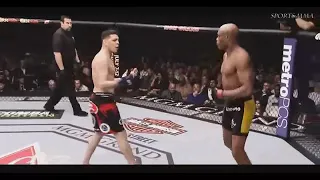 Anderson Silva vs Nick Diaz [Fight Highlights]