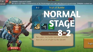 Lords mobile normal stage 8-2 f2p|Trail of Blood normal stage 8-2