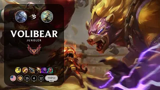 Volibear Jungle vs Master Yi - NA Grandmaster Patch 14.2