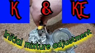 Mercedes Ke-Jetronic - The Initial mixture adjustment/Goes for both K- and KE-Jetronic