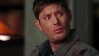 Dean Winchester holding Lucille (The Walking Dead Shoutout)Supernatural 12x15