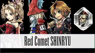 [DFFOO GL] Red Comet (Challenge Campaign) SHINRYU - Terra, Freya, Tidus