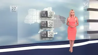 Погода в Україні на 27 серпня 2020