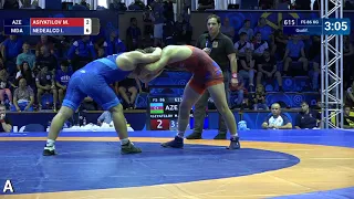 Qual. FS - 86 kg: M. ASIYATILOV (AZE) v. I. NEDEALCO (MDA)