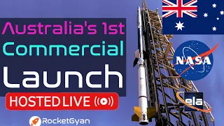 [Liftoff: 1:56:26] Australia's 1st Commercial Launch LIVE | Black Brant IX Launch | NASA Launch 1