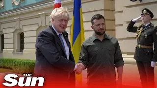 Boris Johnson makes secret trip to Kyiv to meet Ukraine’s Zelensky