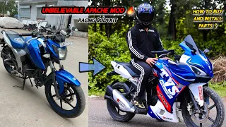 India's best apache160 4v modified | tvs apache 4v bodykit