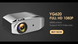 YG620 Projector 1080p 300 Full HD LCD Video Projector Beamer 1920x1080 Home