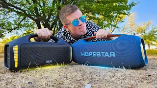 HOPESTAR A60 vs Tribit Stormbox Blast - Кто Мощнее? Народные JBL BOOMBOX 3! Сравнение