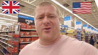 UK vs USA: Walmart Shopping Experience | British Reaction to American Superstore!
