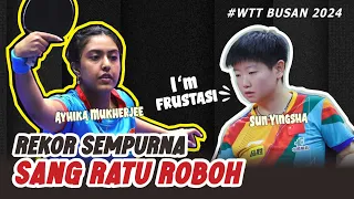 GEMPAARRR... SUN YINGSHA VS AYHIKA MUKHERJEE || WTT BUSAN 2024