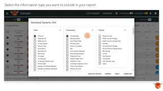 Dynamic CSV Reports