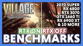 Resident Evil Village PC Benchmark | 15 GPUs | RTX | 1080p 1440p 4k