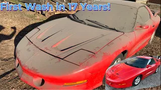 FORGOTTEN Pontiac Trans Am Rescue! First Wash in 17 Years