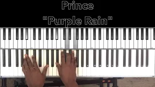 Prince "Purple Rain" Piano Tutorial