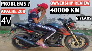 tvs Apache 200 4v | ownership review | 40,000 km | long term review | 6 years experience