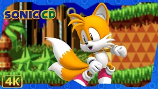 Sonic the Hedgehog CD: Restored ⁴ᴷ Full Playthrough (All Time Stones, Tails gameplay)