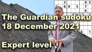 Sudoku solution – The Guardian sudoku 18 December 2021 Expert level