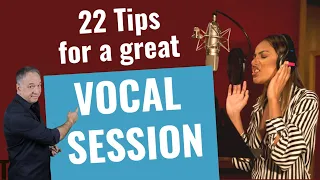 Produce a Great Vocal-22 Vocal Production Tips for Vocal Recording Sessions