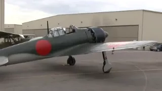 Japanese Zero Startup and Flight- ABSOLUTELY the RAREST of ALL WARBIRD SOUNDS!