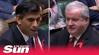 Rishi Sunak tells SNP Ian Blackford their difference is he respects the result of referendums