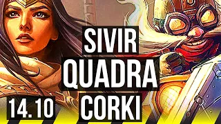 SIVIR & Rakan vs CORKI & Thresh (ADC) | Quadra, 13/3/12, Legendary | EUW Diamond | 14.10