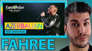 FAHREE feat Ilkin Dovlatov - Özünlə Apar (LIVE) | Azerbaijan 🇦🇿 | First Semi-Final REACTION | TEPKİ