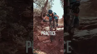 🔥 Skills to ride gnar! #mtbshorts #gnarly