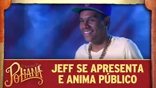 Jeff se apresenta e levanta público | As Aventuras de Poliana