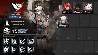 [Arknights] CC#3 Cinder - Day 12 - Deserted Factory - Risk 15 (Max Risk, No leaks)