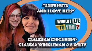 *She's nuts and I love her!* Claudian Chicanery-Claudia Winkleman on WILTY | Americans Learns