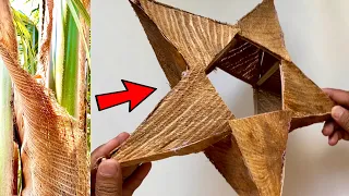 DIY Christmas Lantern | How to make Star or Parol with Coconut Cloths, Awesome Idea