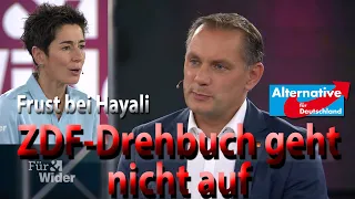 Wie Tino Chrupalla (AfD) vom ZDF herrisch angeblafft wird, nachdem er alle Fragen beantworten kann