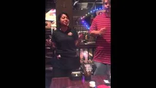 Waitress sings happy birthday. Amazing voice!!!