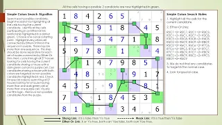 dxSudoku #80 Simple Colors Puzzle-Solving Technique