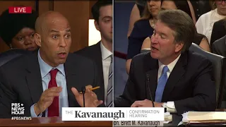 Sen. Booker questions Kavanaugh on LGBT rights and racial disparity in the justice system