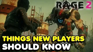 Things New Player Should Know In Rage 2 (Tips & Tricks For Beginners)