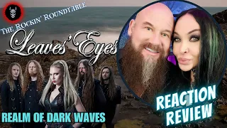 Metal Couple REACTS and REVIEWS - LEAVES' EYES - Realm of Dark Waves (2024) // Official Music Video
