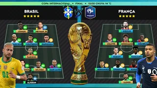 DLS | Modo Carreira Seleção Brasileira #39 ( Final da Copa do Mundo Brasil 🇧🇷X🇫🇷 França )