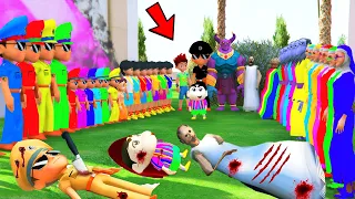 Colourful Little Singham Granny Shiva Kiko Shinchan Kaal will not Kidnapped  In Gta 5 Gta 5 Gameplay